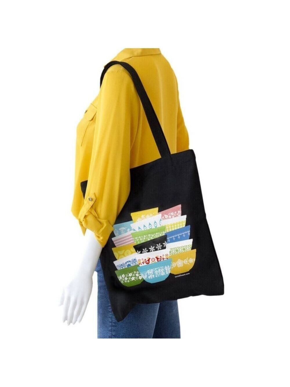 Pyrex Zipper Tote Bag with Pocket